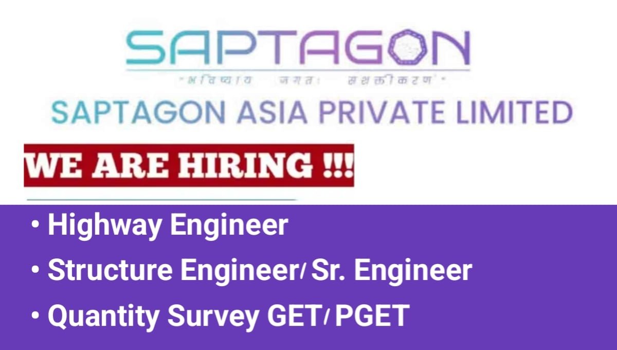 Saptagon Asia Pvt Ltd Recruitment 2025