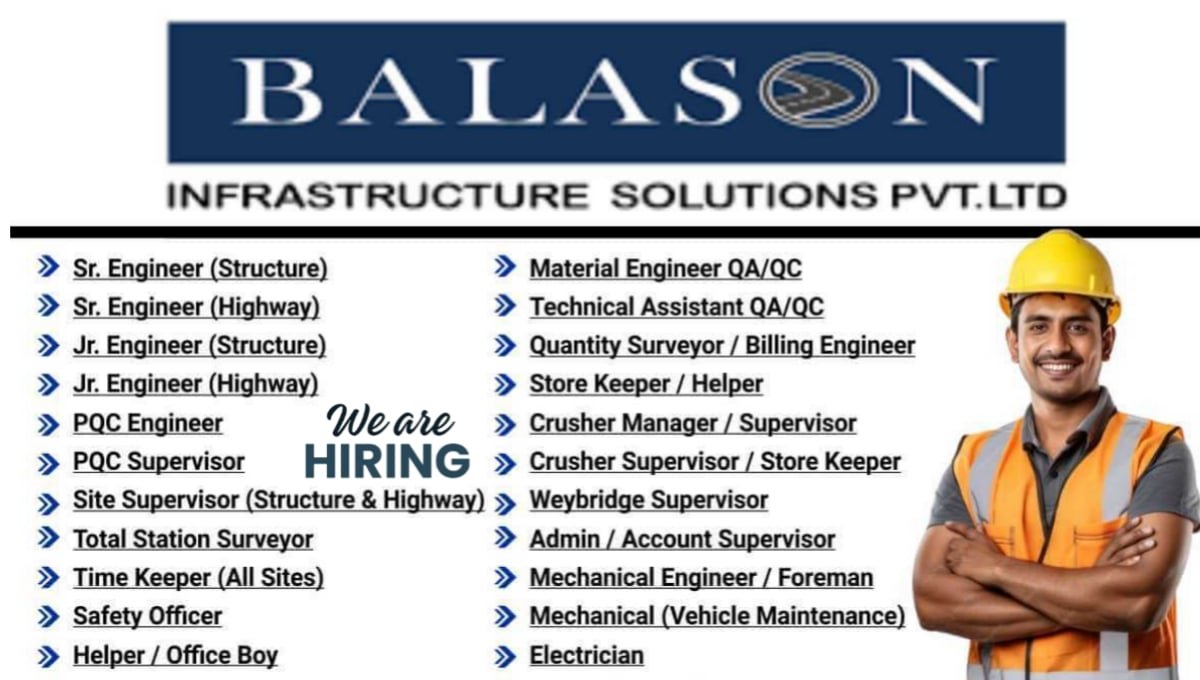 Balason Infrastructure Job Vacancy