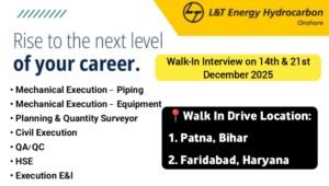 L&T Energy Onshore IC Walk-In Drive