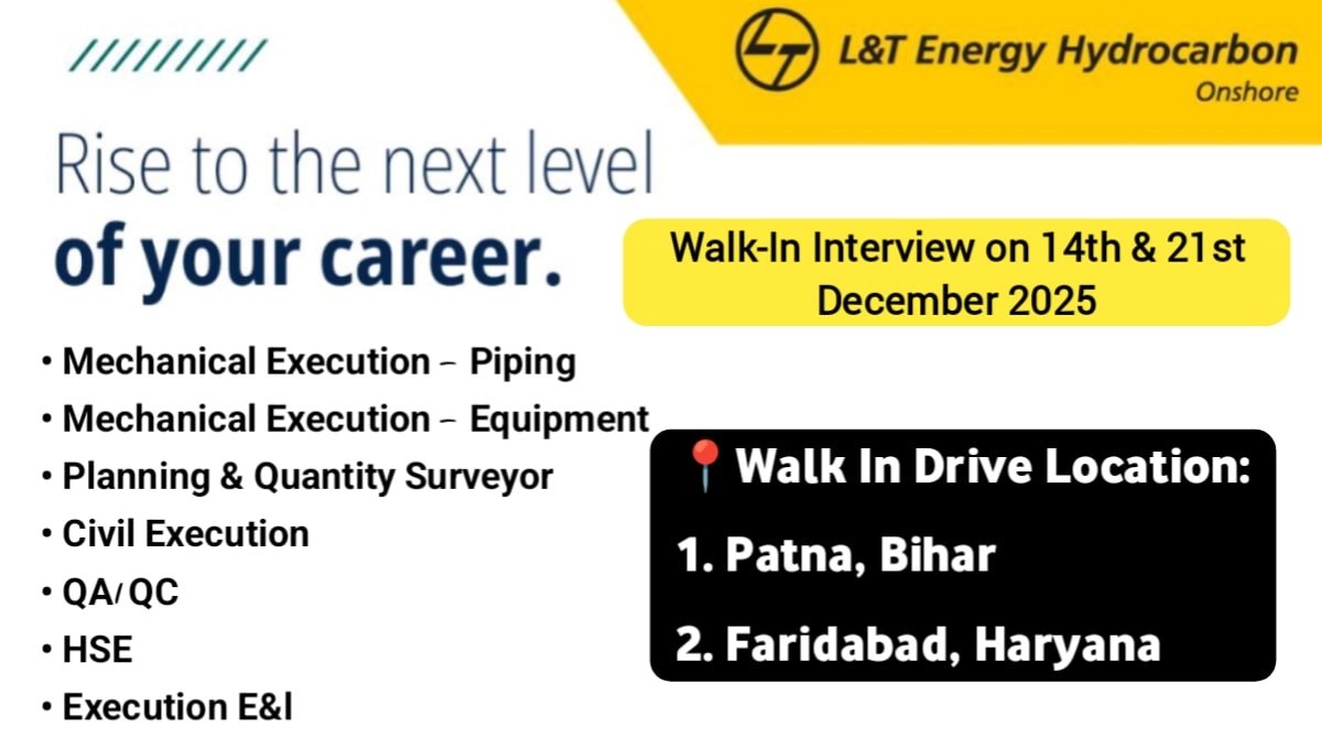 L&T Energy Onshore IC Walk-In Drive