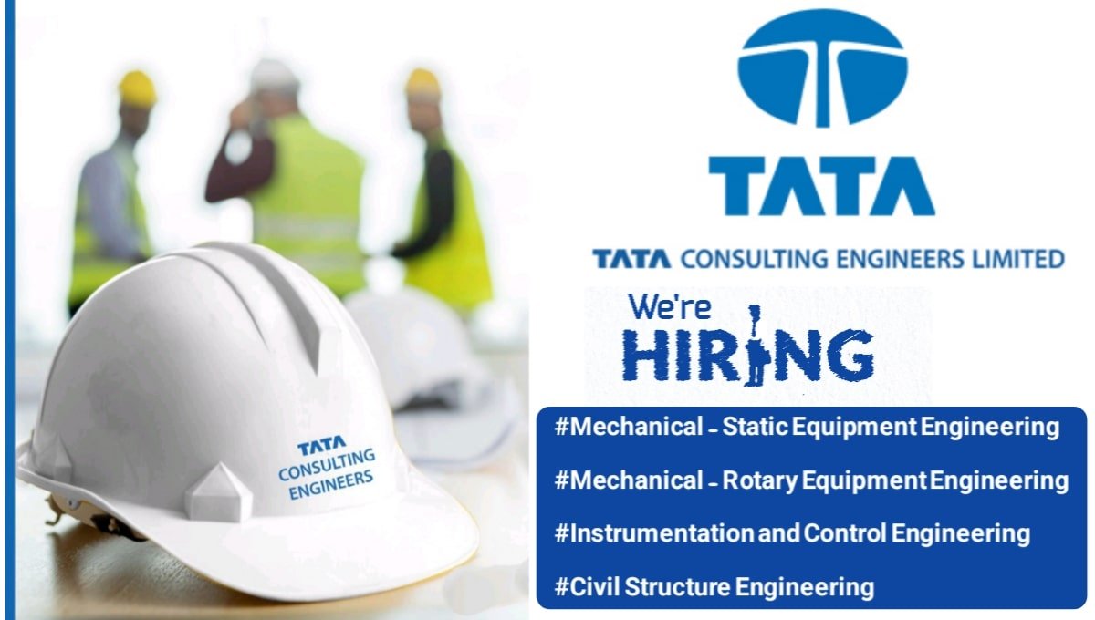 Tata Consulting Engineers Ltd Hiring Engineers