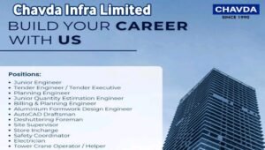 Chavda Infra Limited Job Vacancy