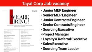 Tayal Corp Job Vacancy