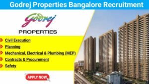 Godrej Properties Bangalore Vacancy