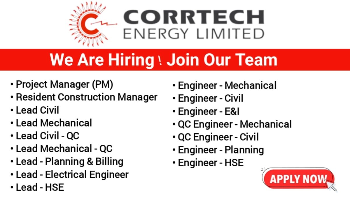 Corrtech Energy Ltd Job Vacancy 2025