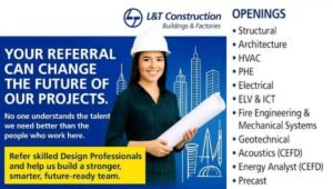 L&T Buildings & Factories Recruitment