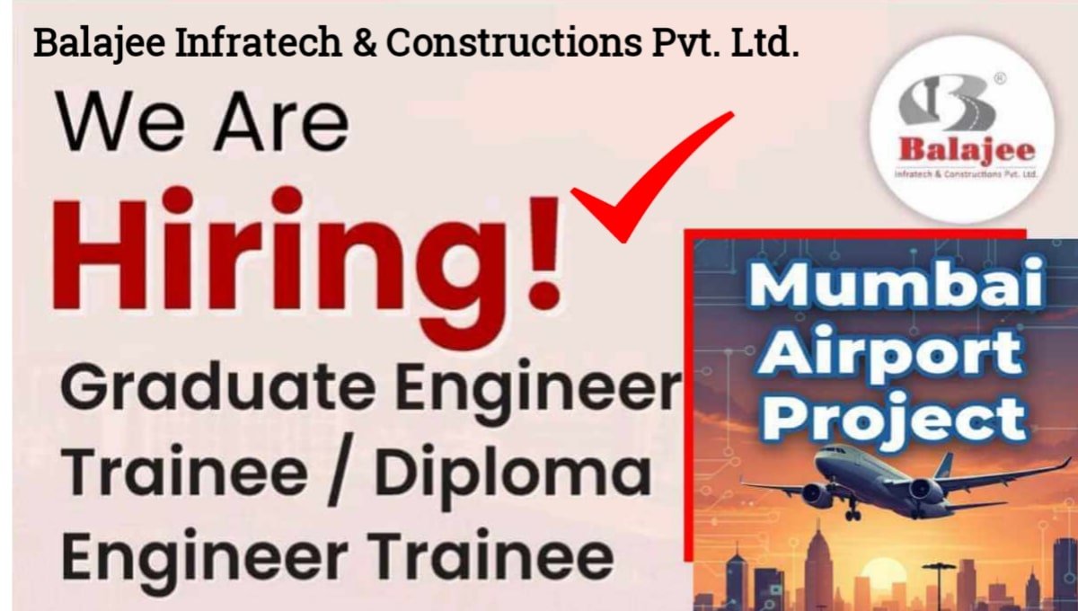 Graduate & Diploma Engineer Trainee Jobs at Balajee