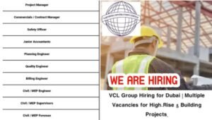 VCL Group Hiring for Dubai