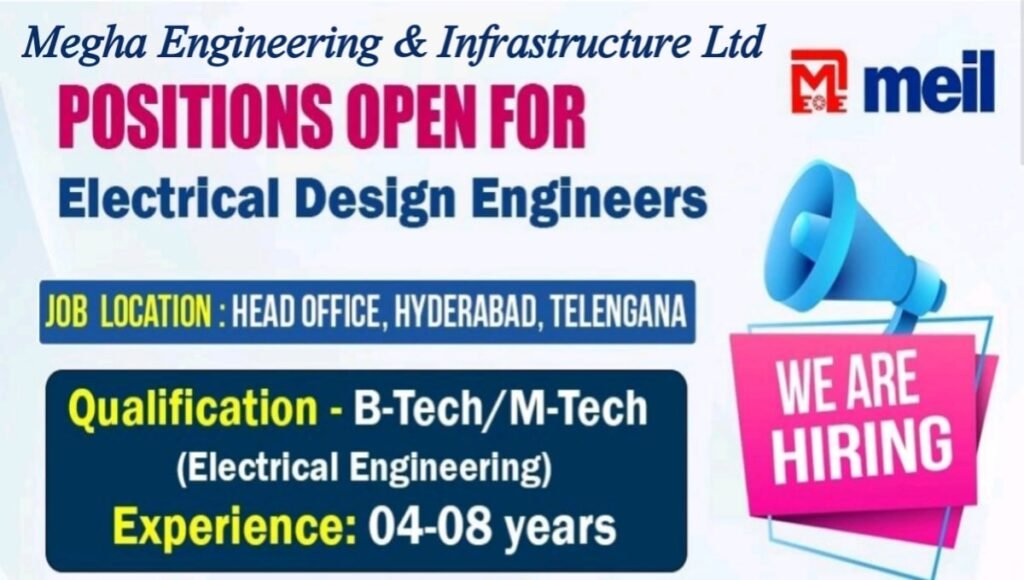 Electrical Design Engineer Jobs at MEIL