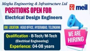 Electrical Design Engineer Jobs at MEIL