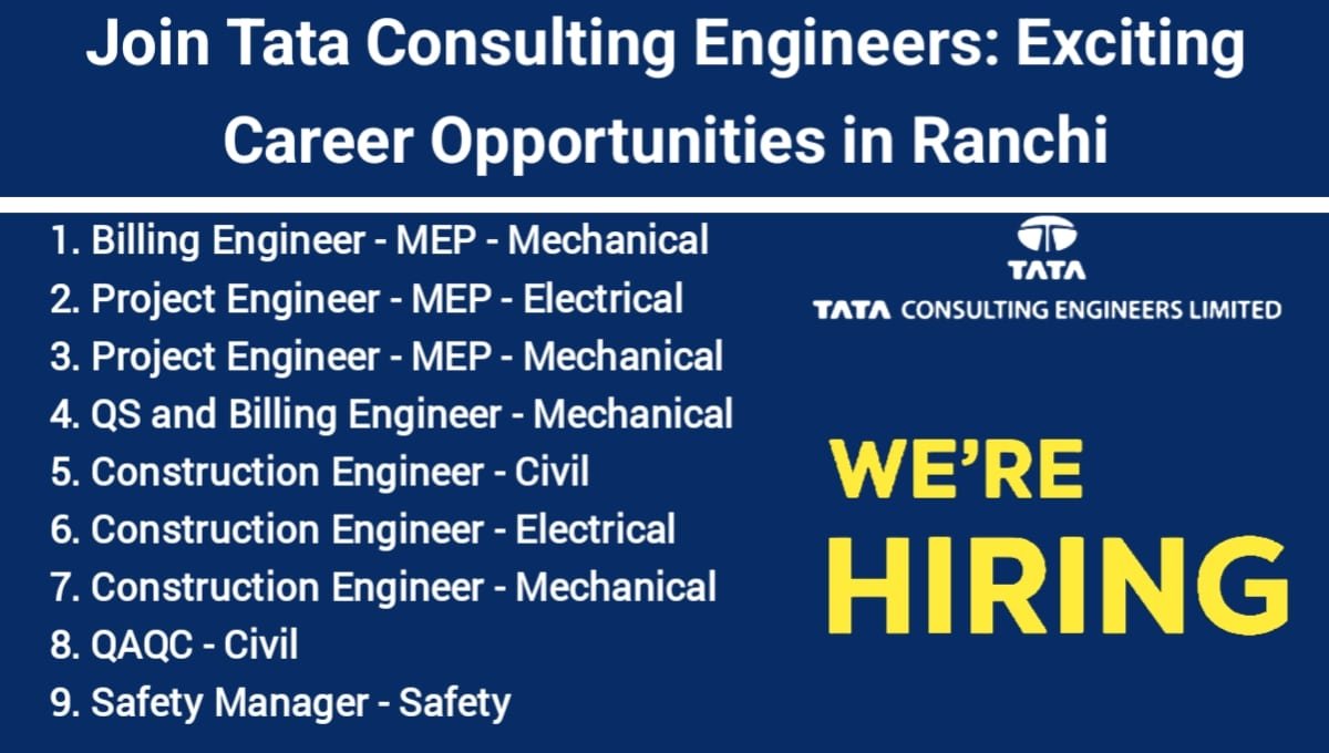 Join Tata Consulting Engineers