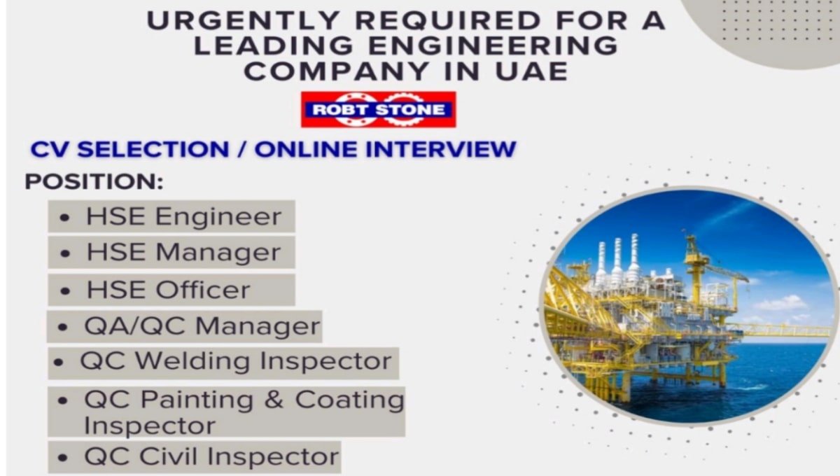 Urgent Oil & Gas Jobs in UAE