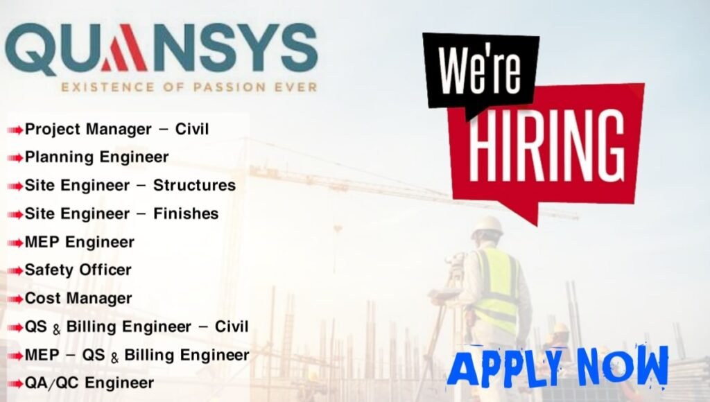 Quansys Recruitment 2025