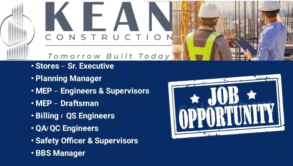KEAN Construction Walk-In Interview