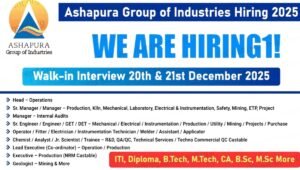 Ashapura Group Recruitment 2025
