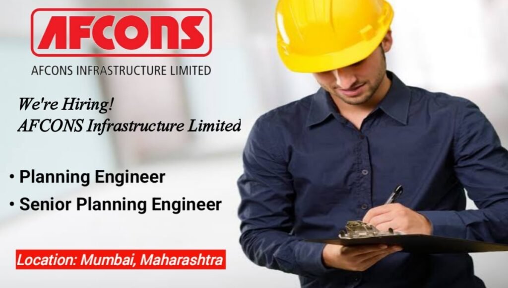 AFCONS Infrastructure Ltd Careers 2026