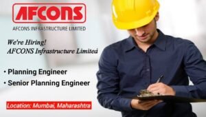 AFCONS Infrastructure Ltd Careers 2026