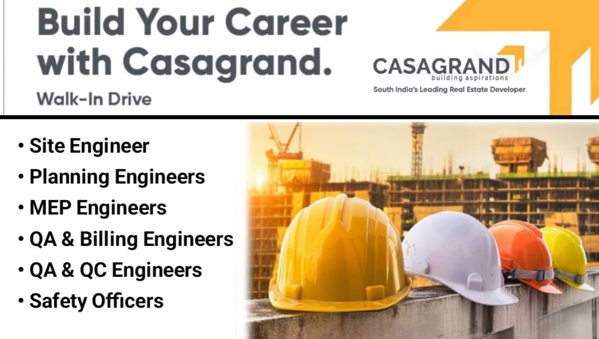 Casagrand Premier Builder Ltd Recruitment Drive