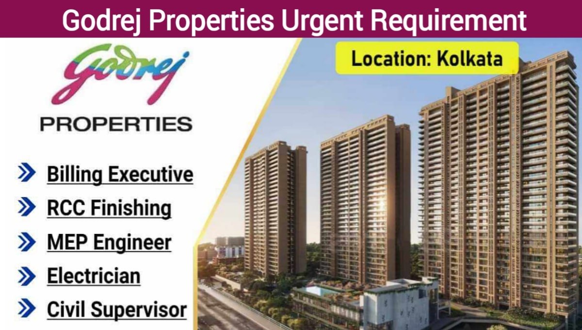 Godrej Properties Construction Jobs