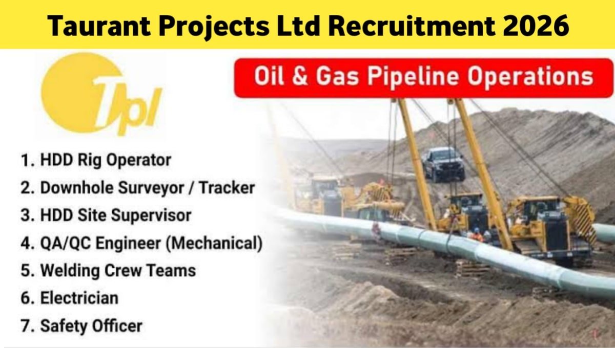 Taurant Projects Recruitment 2025