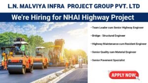 Job Vacancy NHAI Highway Project