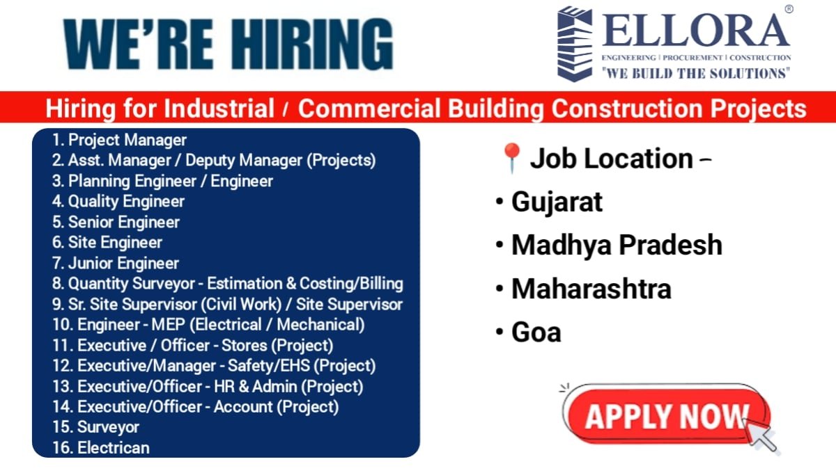 Ellora EPC Pvt Ltd Recruitment 2026