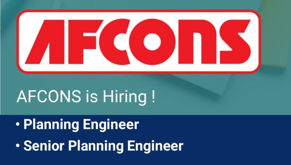 Afcons Infrastructure Ltd Hiring 2026