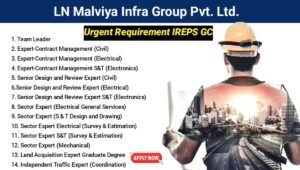 L.N. Malviya Infra Hiring