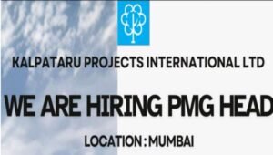 Kalpataru Projects Recruitment 2025