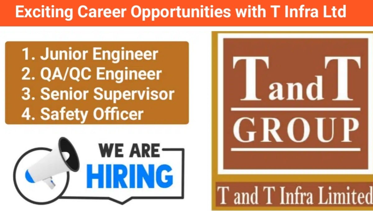 T and T Infra Ltd Hiring