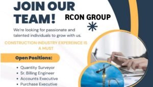 RCON Group Recruitment 2026