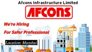 Afcons Infrastructure Hiring 2026