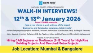 Kalpataru Projects International Ltd Walk-In Drive 2026
