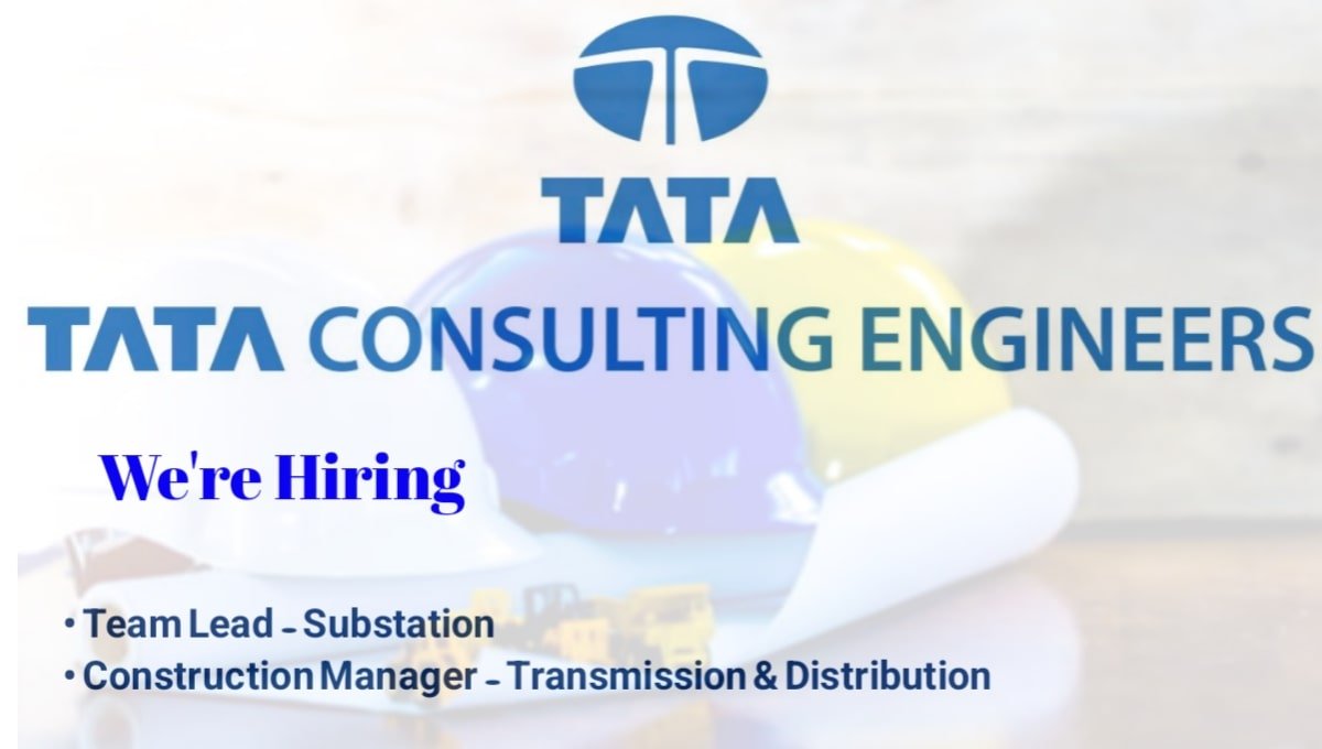 Tata Consulting Engineers Ltd Hiring 2026