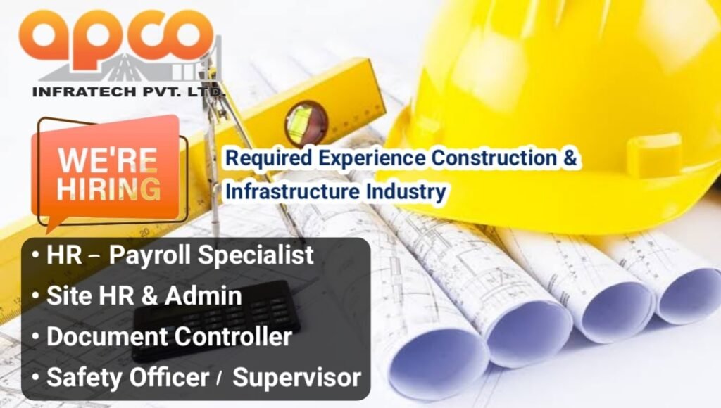 APCO Infratech Pvt Ltd Job Opening 2026