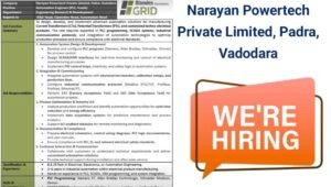 Narayan Powertech Recruitment 2026