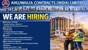 Ahluwalia Contracts (India) Ltd Hiring 2026