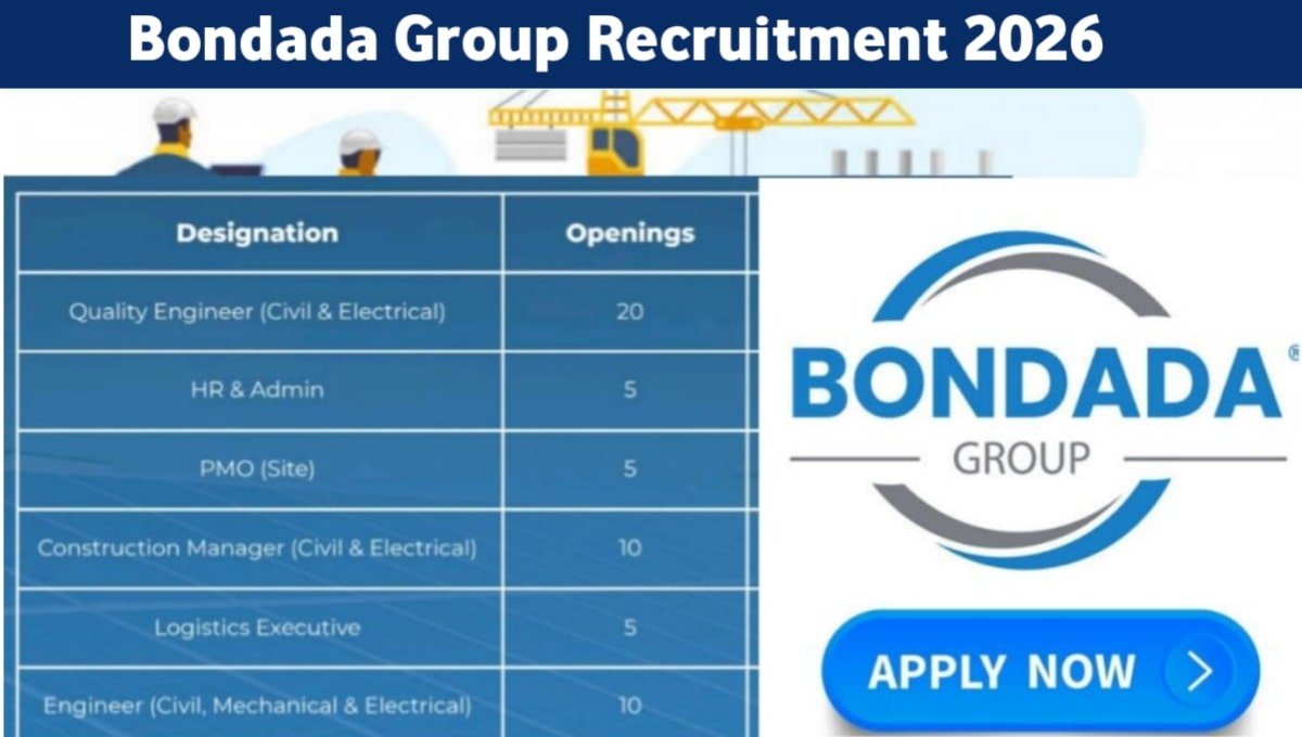 Bonda Group Recruitment 2026