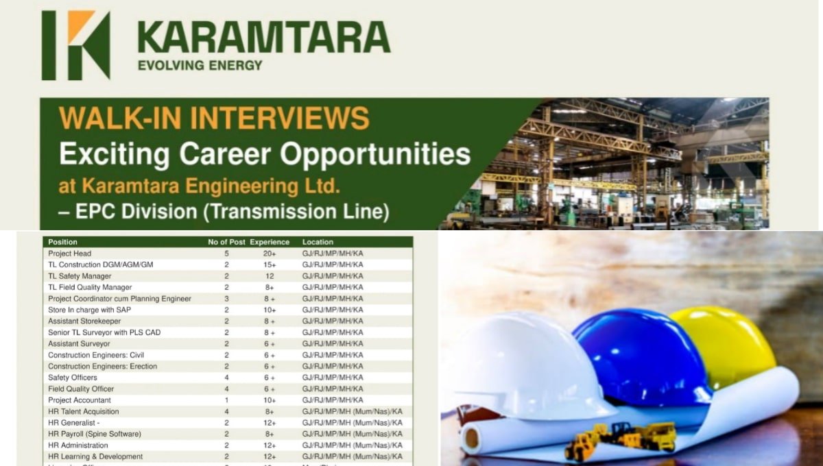 Karamtara Engineering Recruitment 2026
