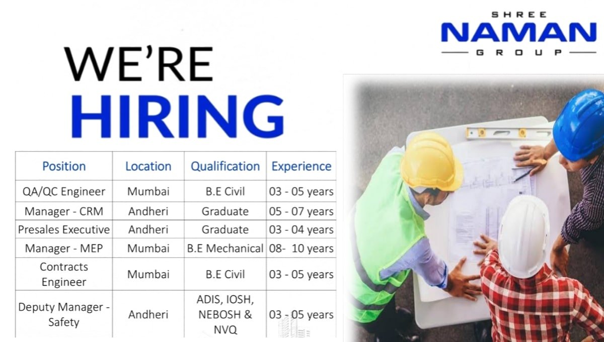 Shree Naman Group Careers