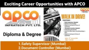 APCO Infratech Recruitment 2026