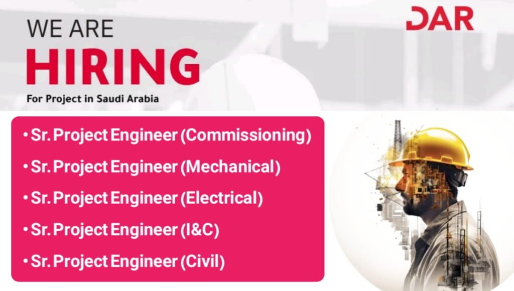 DAR Engineering Recruitment 2026