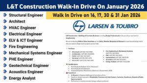 L&T Construction Recruitment 2026