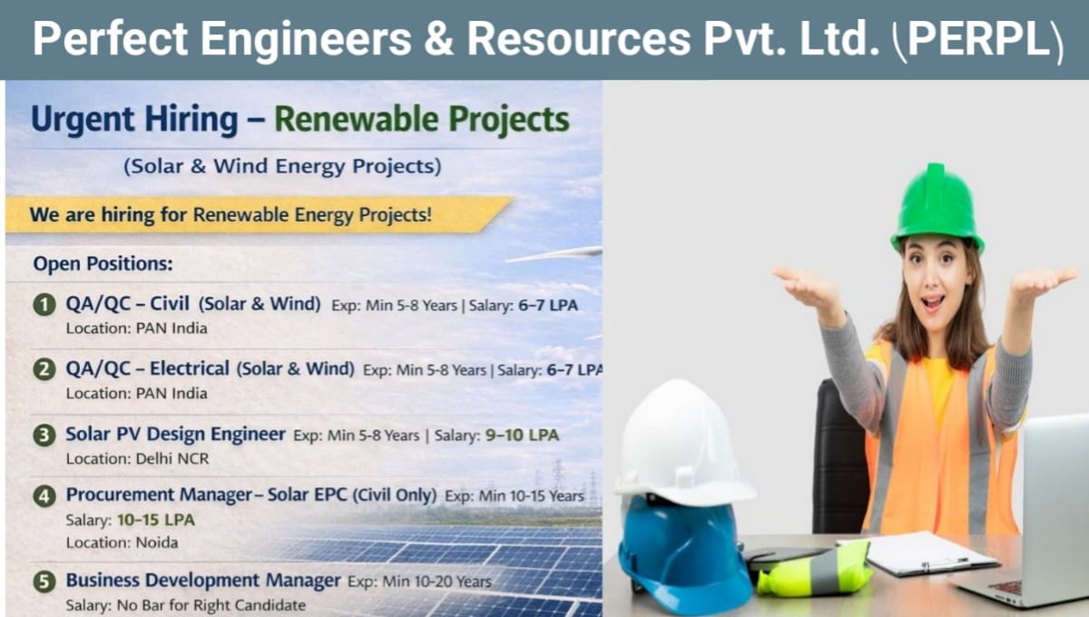Renewable Energy Recruitment 2026