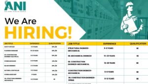 ANI Integrated Hiring 2026
