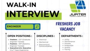 Freshers & Experienced Engineer Jobs
