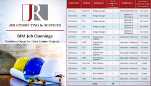 JKR Consulting & Services BIM Recruitment 2026