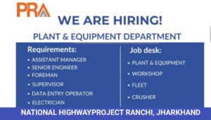 PRA India Private Limited Hiring