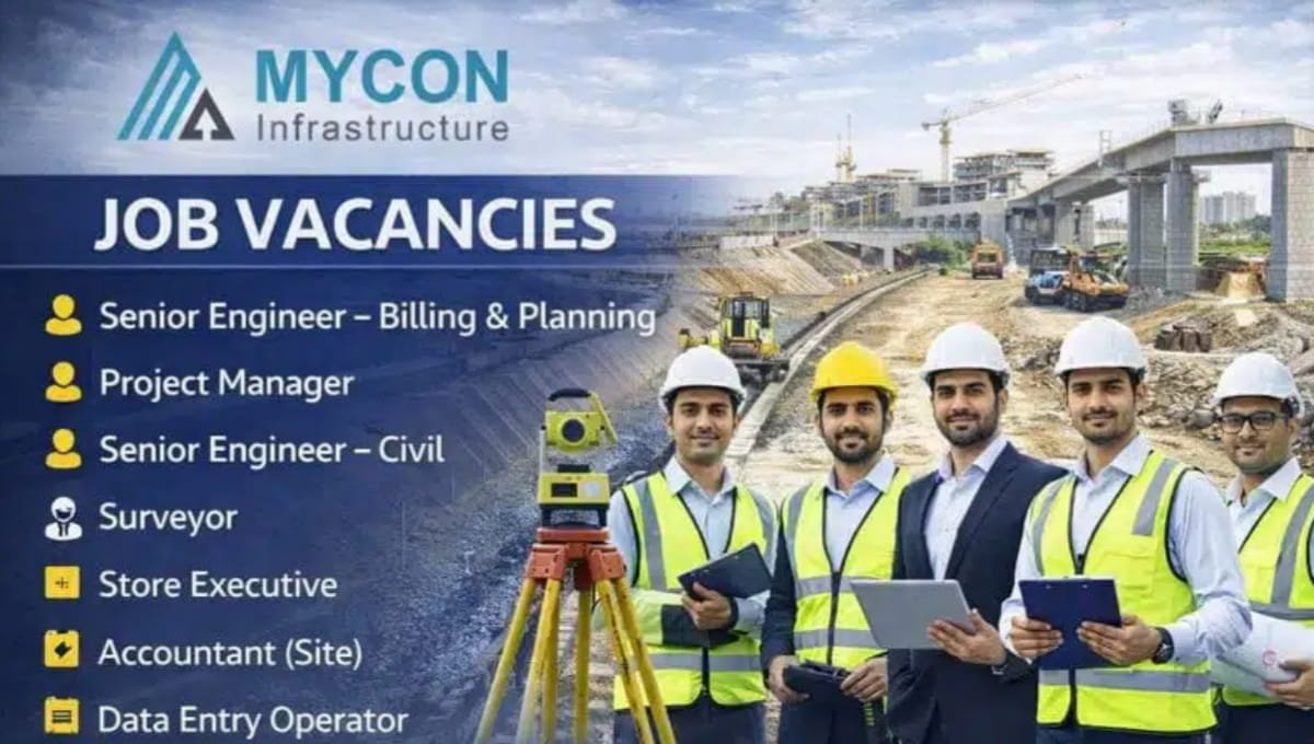 MYCON Infrastructure Job Vacancy 2026