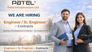 Patel Infrastructure Job Opening 2026